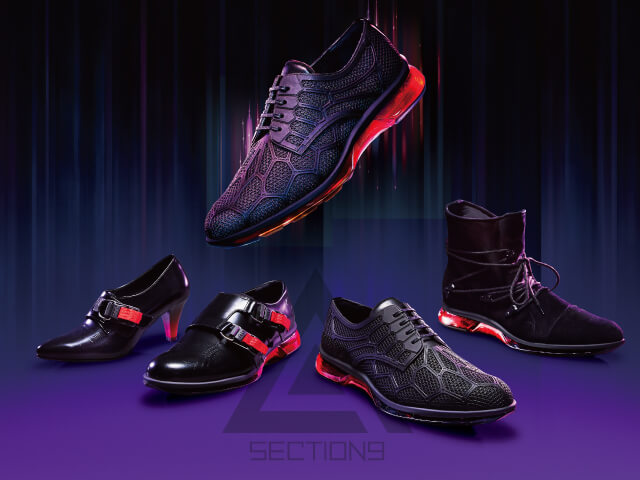 攻殻機動隊 SAC_2045」×「アシックスランウォーク」コラボシューズ