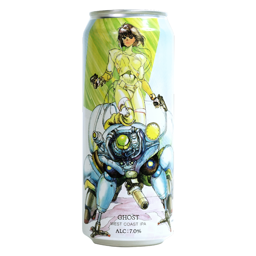 GHOST lN THE SHELL x FETISH CLUB Collaboration Craft Beer