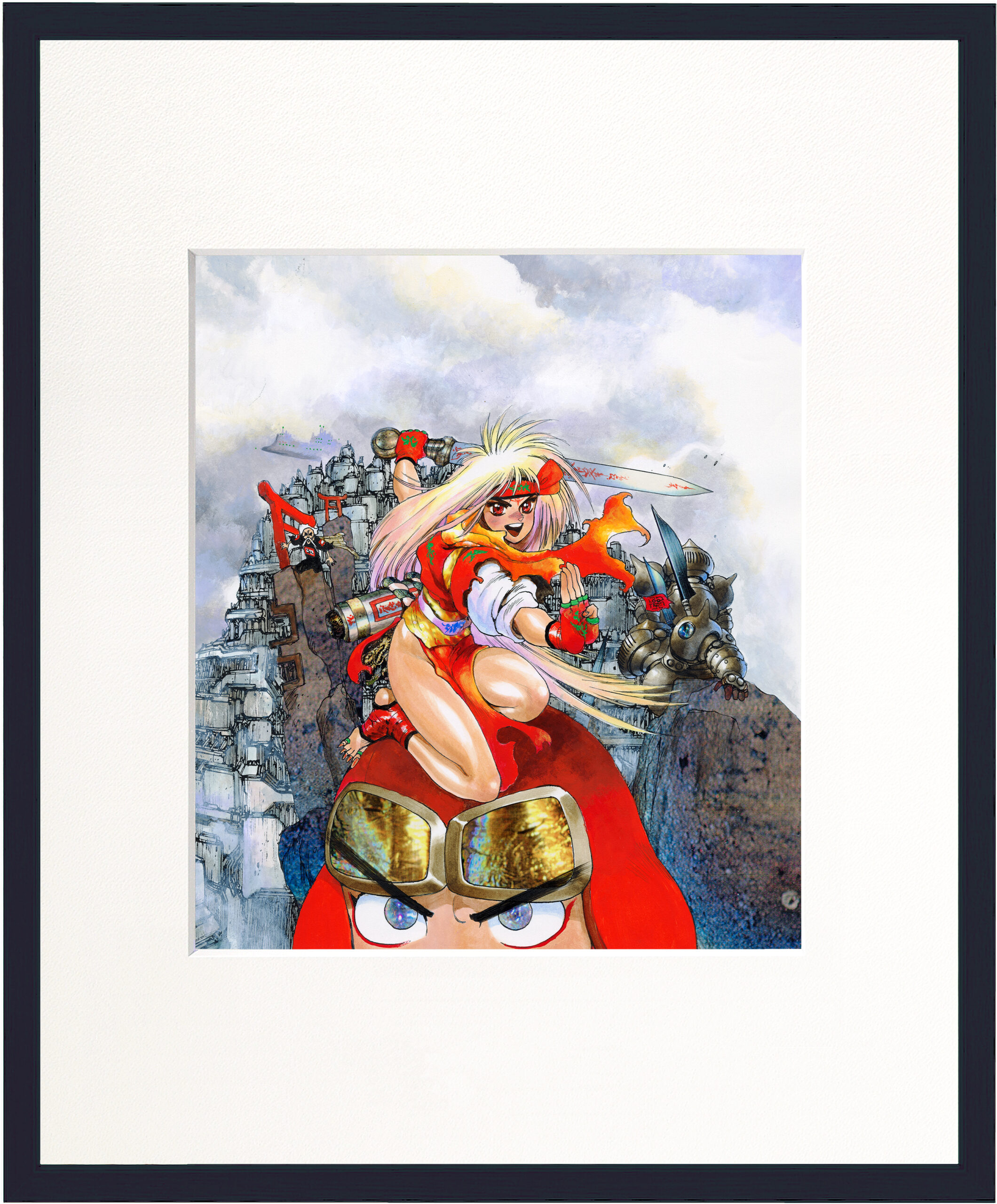 攻殻機動隊　版画　複製原画　士郎正宗 士郎正宗の世界展》限定販売！AF_KURO&マックスファクトリー