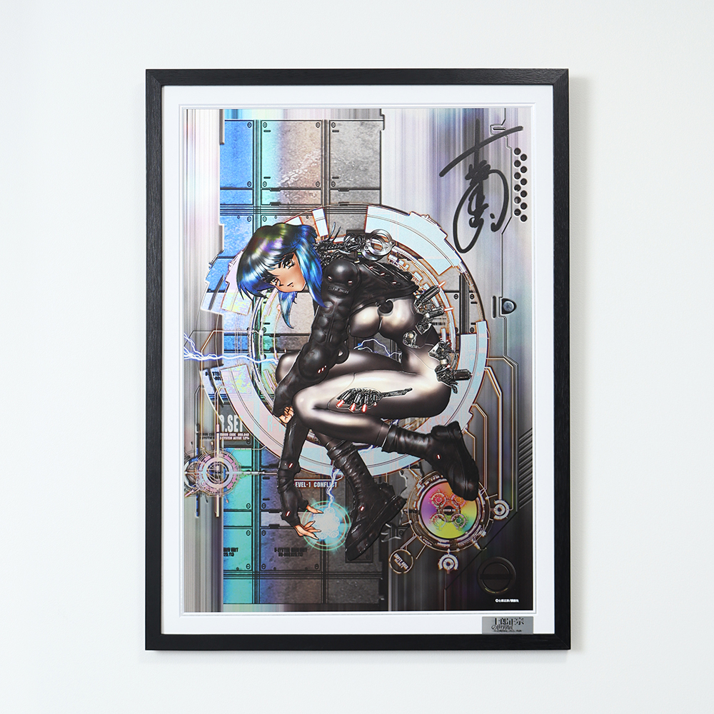 ナルコレプシー　攻殻機動隊　複製原画　現代アート 攻殻機動隊 S.A.C.」を“現代アート”として再構築！公式アート