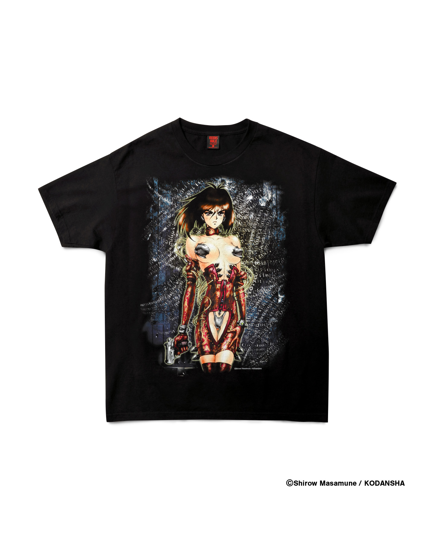Lサイズ 士郎正宗の世界展 攻殻機動隊 GEEKS RULE Tシャツ