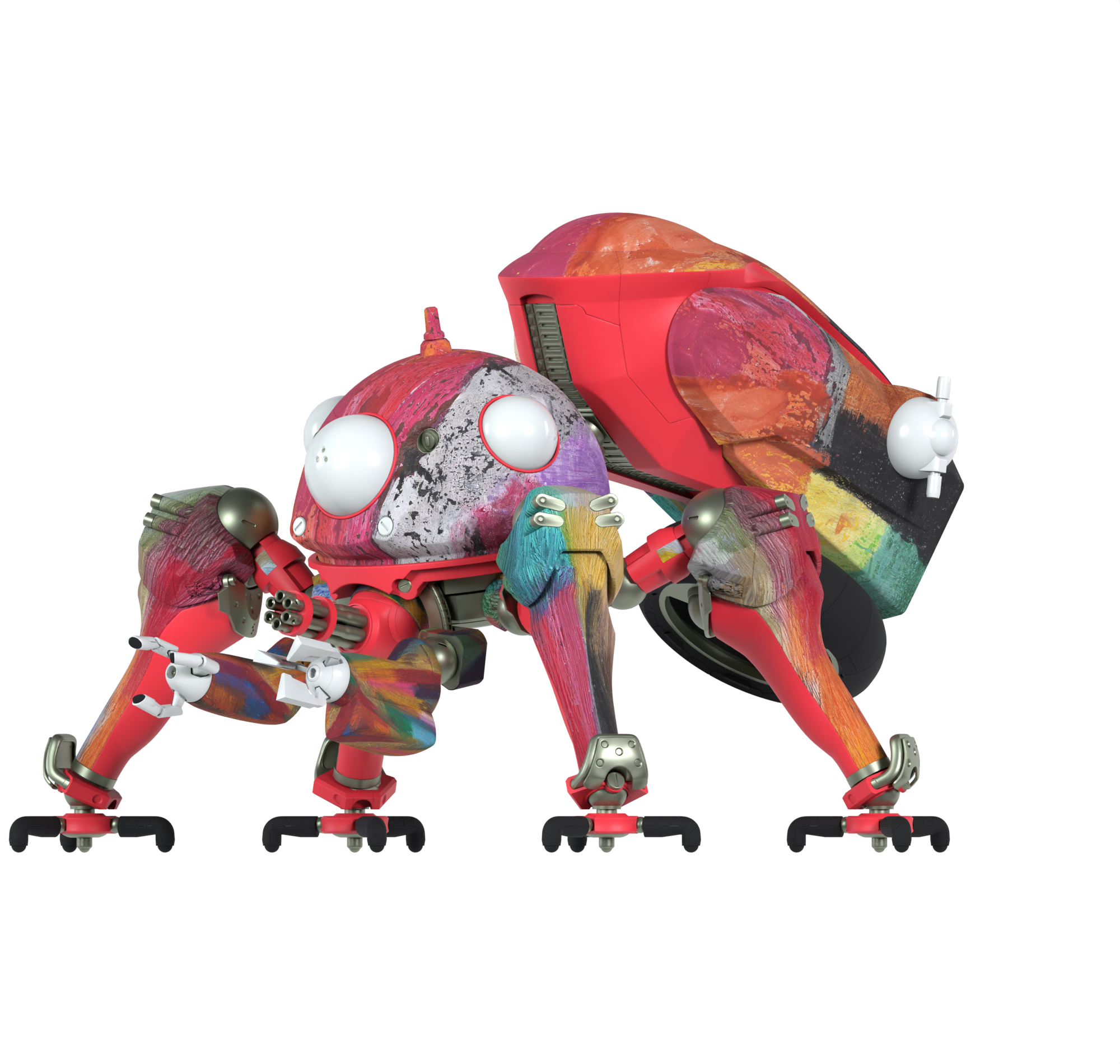 KODANSHA ｜HERALBONY ×『攻殻機動隊 SAC_2045』 アートな「タチコマ