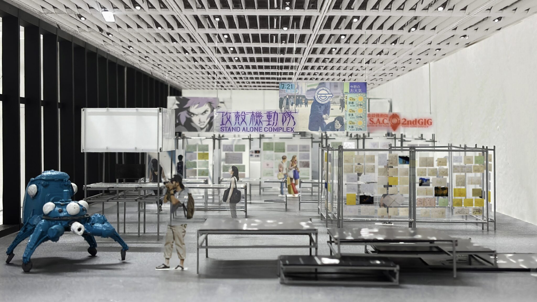『攻殻機動隊展 Ghost and the Shell』全作品世界に“電脳ダイブ”する究極の検索体験や、来場者が作品を深掘りながら楽しめる ...
