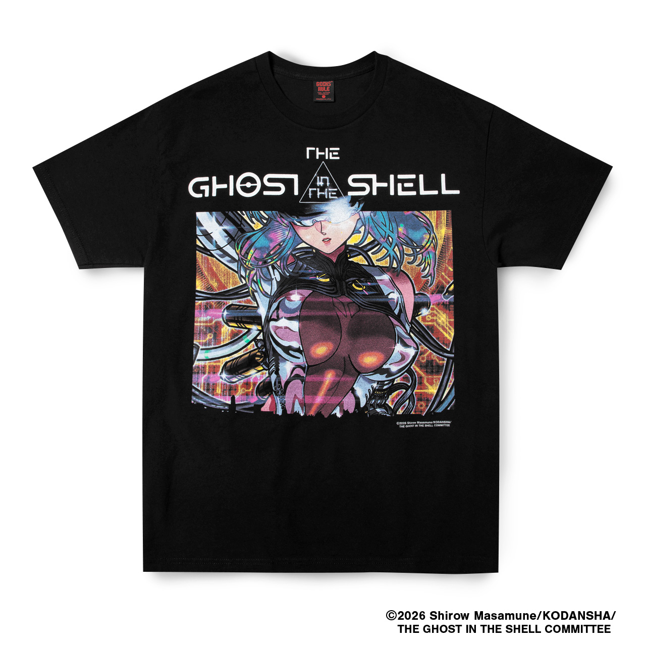 攻殻機動隊展 GEEKS RULE コラボTシャツ ② Lサイズ 新品未開封 攻殻機動隊THE GHOST IN THE SHELL』× GEEKS RULE コラボTシャツ
